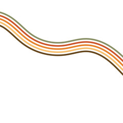 Retro Line Rounded Shape