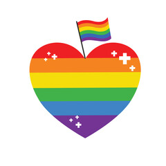 Creative World Pride Month Ornament Vector Design for Celebration and Diversity