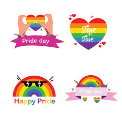 Creative World Pride Month Ornament Vector Design for Celebration and Diversity