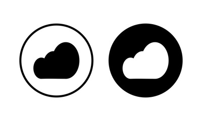 Cloud icon vector illustration. cloud sign and symbol