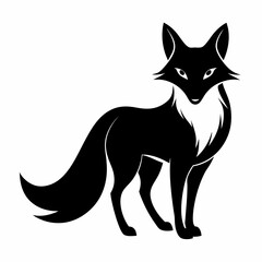 Stylized Fox Silhouette