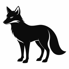 Stylized Fox Silhouette
