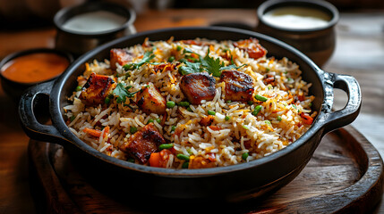 biryani rice with vegetables