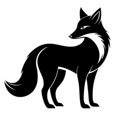 Stylized Fox Silhouette