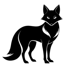 Stylized Fox Silhouette