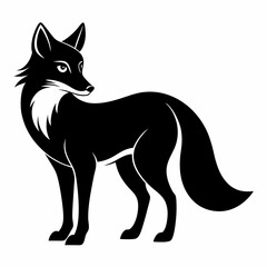 Stylized Fox Silhouette