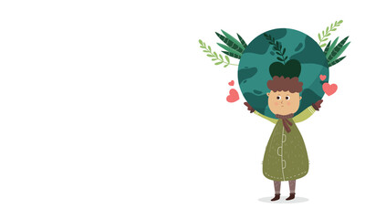 Earth Environment Day with Vector Designs