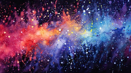 Cosmic dance of vibrant particles