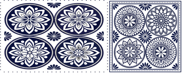 Circular pattern in the form of a mandala. Henna tatoo mandala. Mehndi style. Decorative pattern in oriental style. Coloring book page.