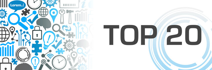 Top 20 Blue Grey Technology Symbols Texture Horizontal 