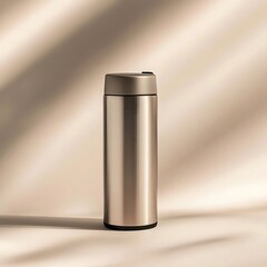 Insulated Bottle with Beige Studio.