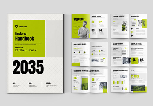 Modern Employee Handbook Template