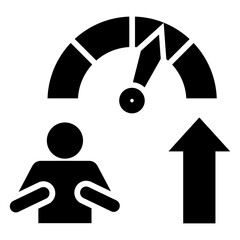 Performance Glyph Icon