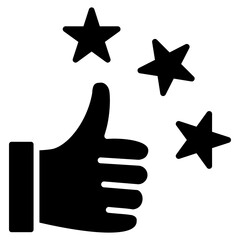 Appreciation Glyph Icon