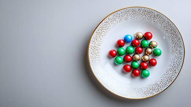 beads, decoration, christmas, ball, glass, colorful, marbles, candy, color, sweet, necklace, blue, green, holiday, jewelry, round, fashion, easter, isolated, chocolate, colored, gold, yellow, red, bea