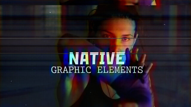 Directional Horizontal Glitch SlideShow