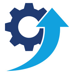 Progress Flat Blue Icon