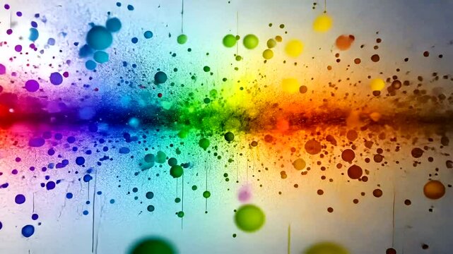 abstract colorful background with circles