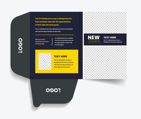 Presentation folder design template for your business identity and branding creative modern theme