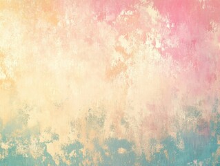 Abstract Pastel Textured Background with Soft Pink, Yellow, and Blue Hues