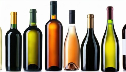 Beautiful collection of wine bottles showcasing diverse colors and shapes for an inviting tasting experience