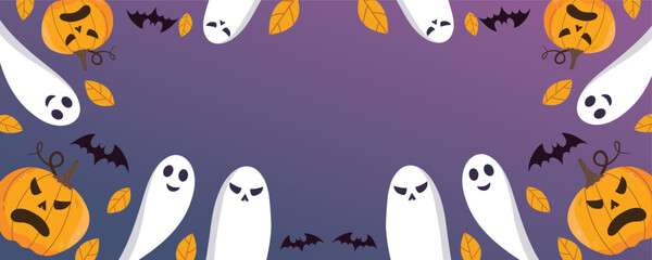 Spooky Halloween Vector Backgrounds Creepy Illustrations and Festive Elements