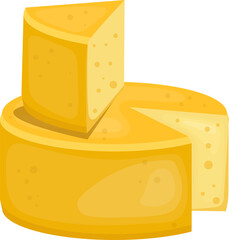 Cheese clipart design illustration