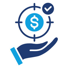 Incentive Flat Blue Icon