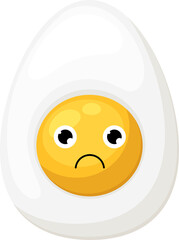Cute egg clipart design illustration