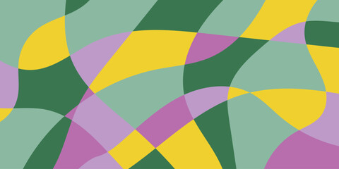 Obraz premium Abstract multicolored organic mosaic design background. Colorful vector illustration backdrop. 