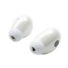 Single Wireless Earbud Minimalist Style  isolated on a transparent background