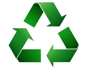 Obraz premium green recycle symbol