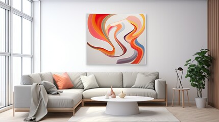 Clean abstract shapes in modern elegance