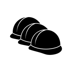 hard hat vector silhouette