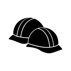 hard hat vector silhouette