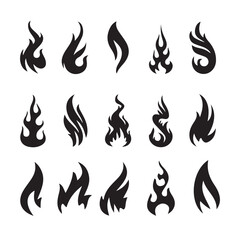 Fire Flame fire icon fire logo fire vector flame logo 