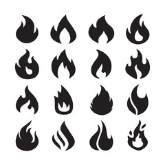Fire Flame fire icon fire logo fire vector flame logo 
