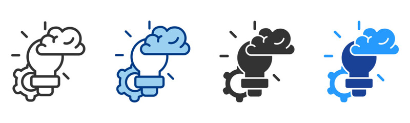 Innovation Icon Multiple Style Vector Collection 