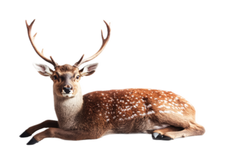 Taxidermy for Wildlife Preservation and Decor - Isolated on White Background