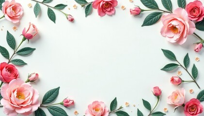 Pastel floral design, delicate repeating motif, sweet, pattern