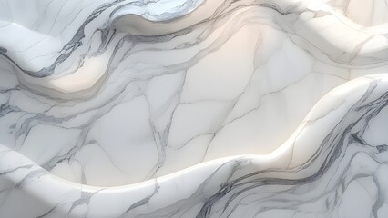 Obraz premium Abstract Marble Texture with Wavy Pattern for Background Use