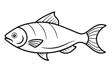 Minimalist Piranha Vector