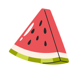 Watermelon beach snack hand drawn