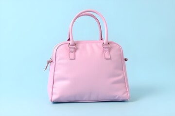 Naklejka premium Pastel Pink and Blue Gradient Tote Bag Mockup