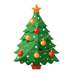 Download  Christmas Tree Vector Svg File For Design.