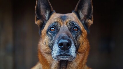 Obraz premium German Shepherd portrait