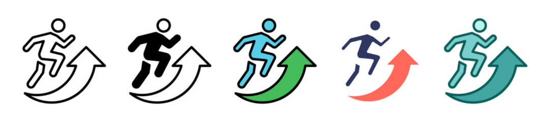 Growth line icon