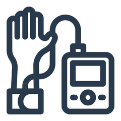 Blood Pressure Monitoring with Arm Device