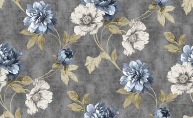 digital allover seamless pattern for kurti garment fabric design ready to print