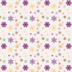 seamless pattern with flowers